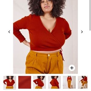 Big bud press paprika wrap top xxs